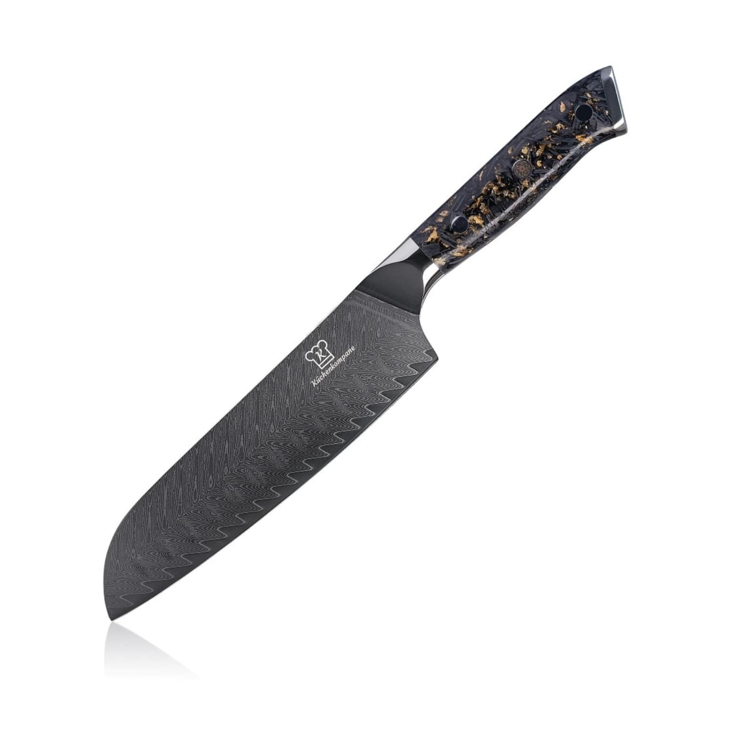 Kiiro Santoku damaskuskniv
