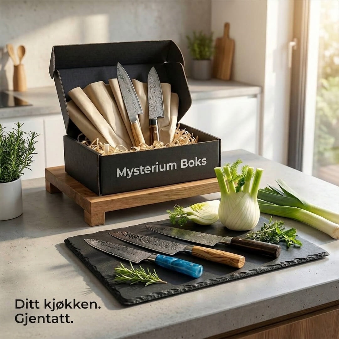 E-Mail: Mystery Box M / 5 tilfeldige premium kjøkkenkniver