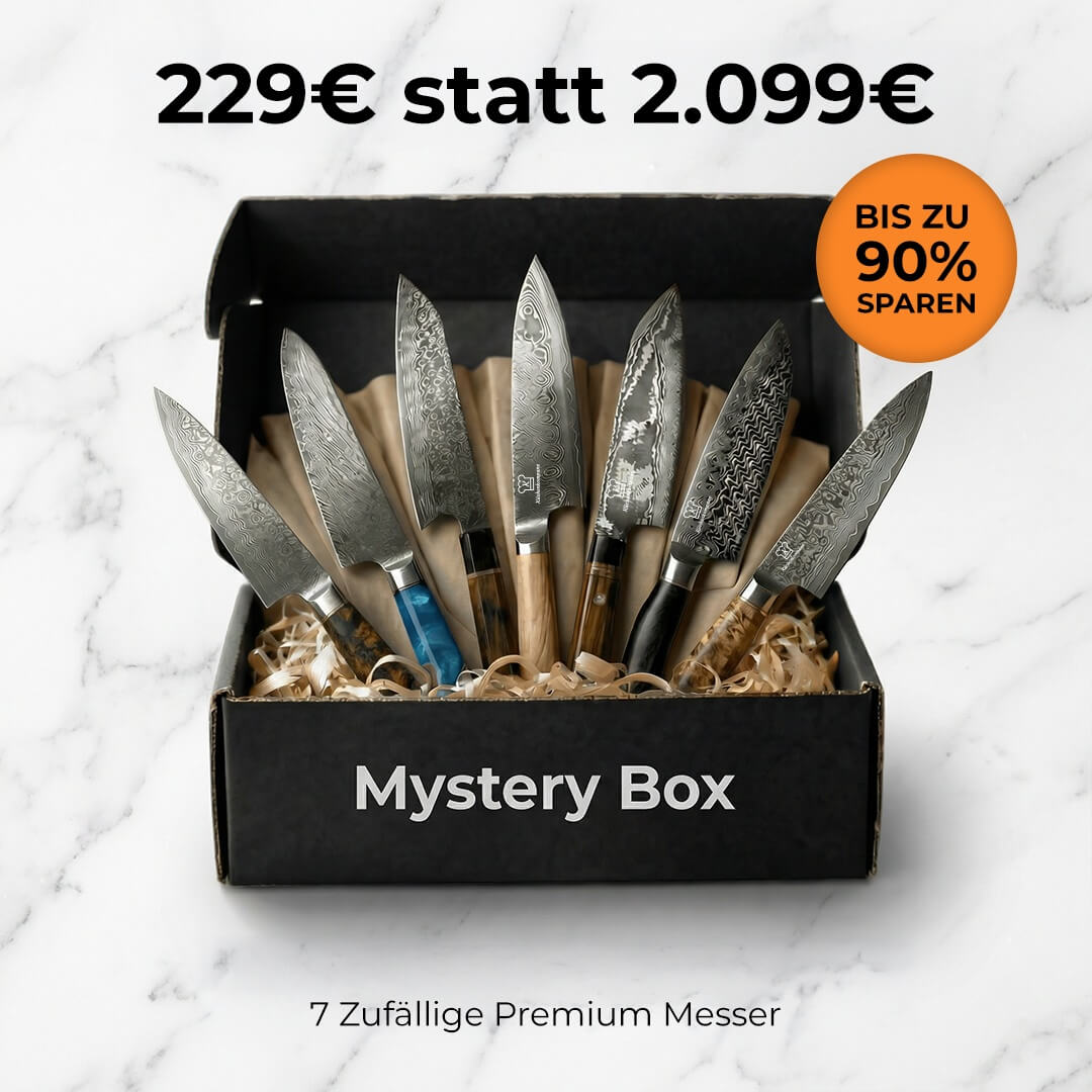 E-Mail: Mystery Box L / 7 tilfeldige premium kjøkkenkniver