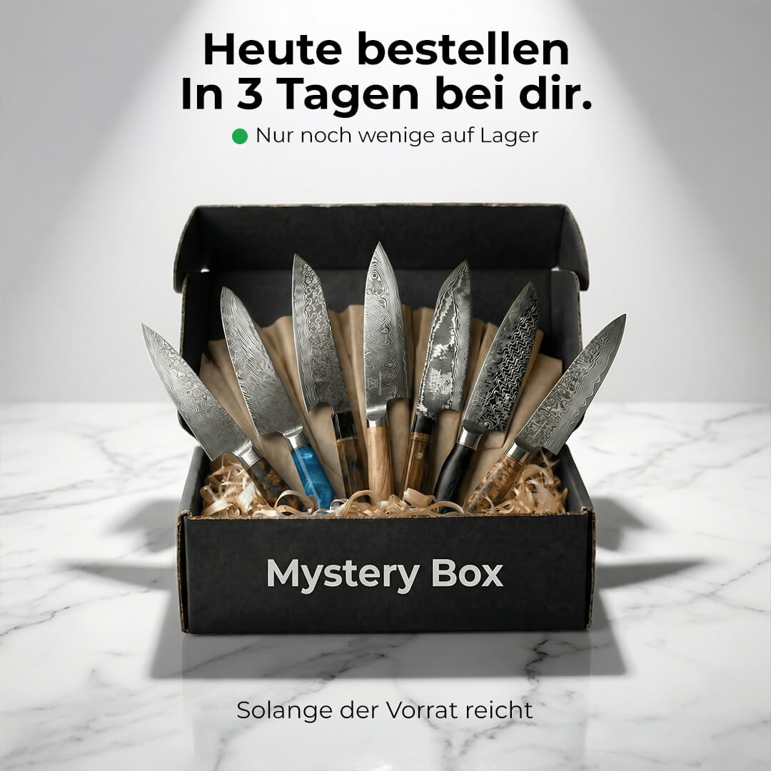E-Mail: Mystery Box L / 7 tilfeldige premium kjøkkenkniver