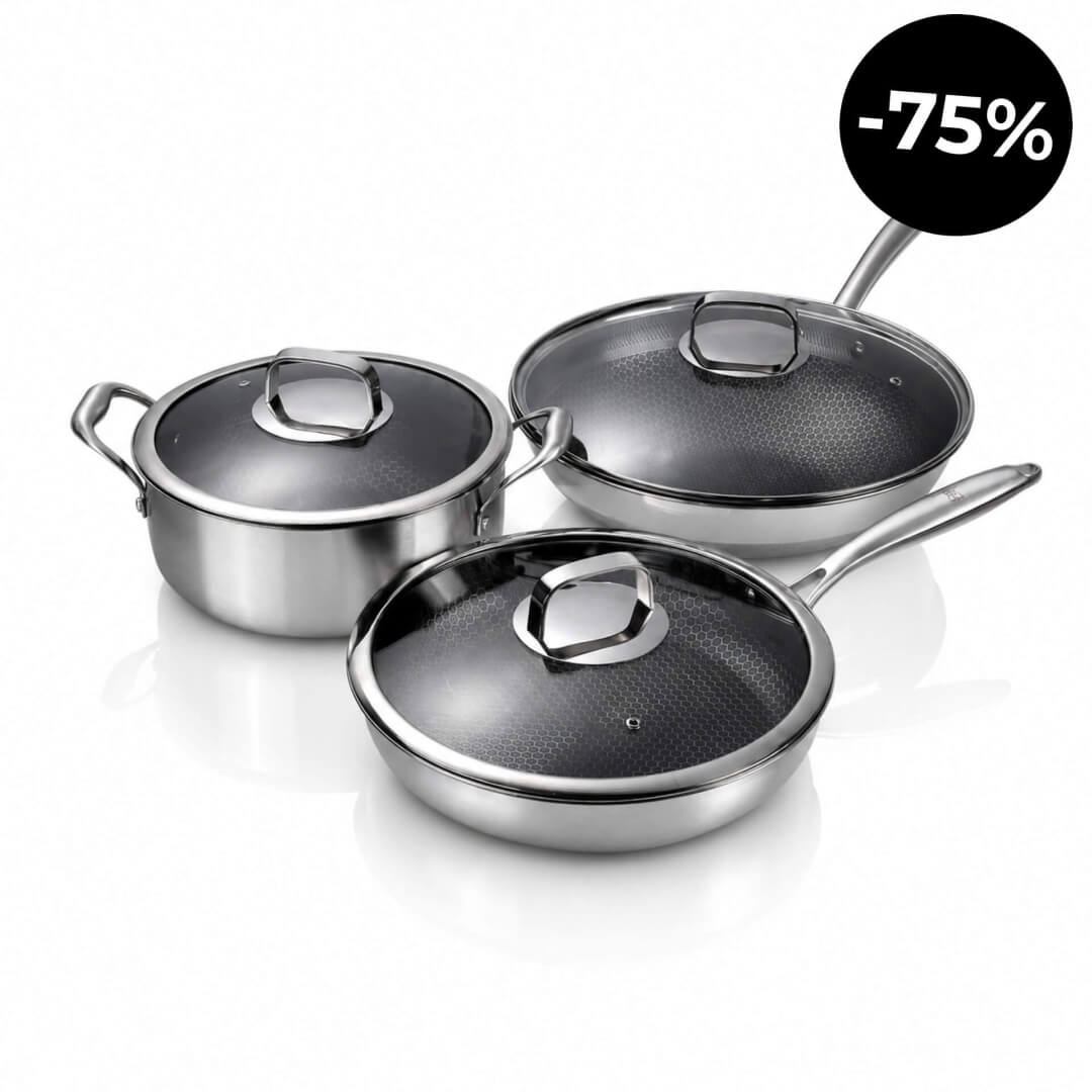 3-delt Premium Kokesett