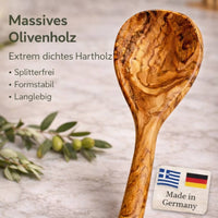 Kokkesleiv rund i oliventre (30 cm)