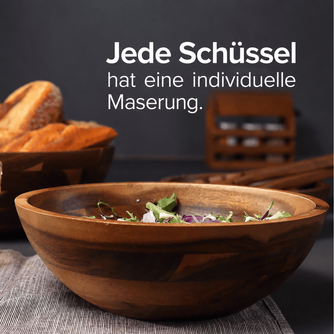 Mega tilbudspakke: Matchende salatservise + kryddersett