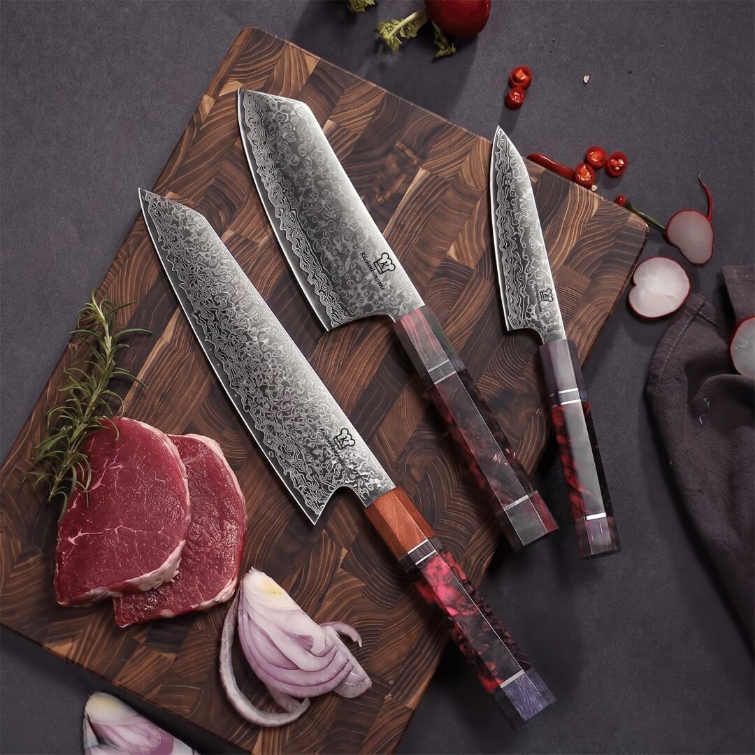 Gyuto damaskuskniv-sett | Limitert utgave