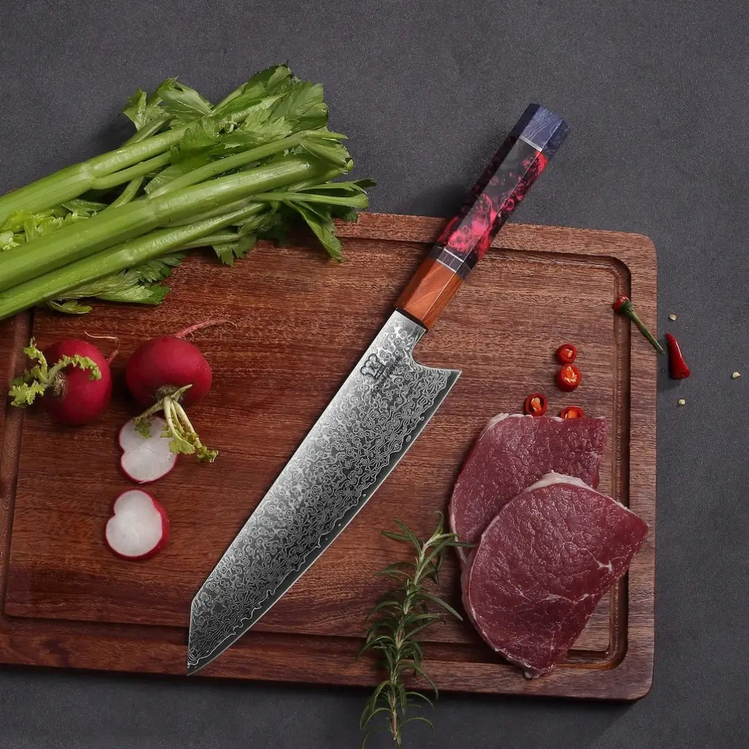 Gyuto damaskuskniv-sett | Limitert utgave