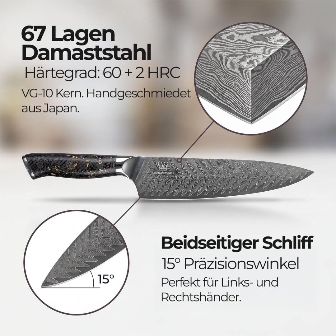 Kiiro Chef damaskuskniv