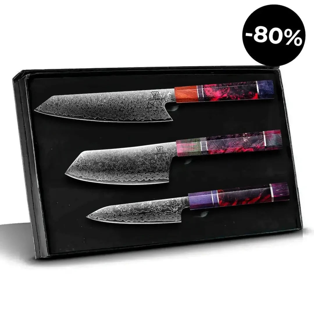 Gyuto damaskuskniv-sett | Limitert utgave