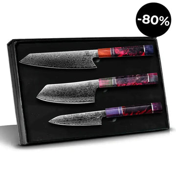Gyuto damaskuskniv-sett | Limitert utgave