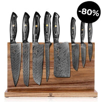 Kumai Premium Knivsett med Magnetisk Knivblokk