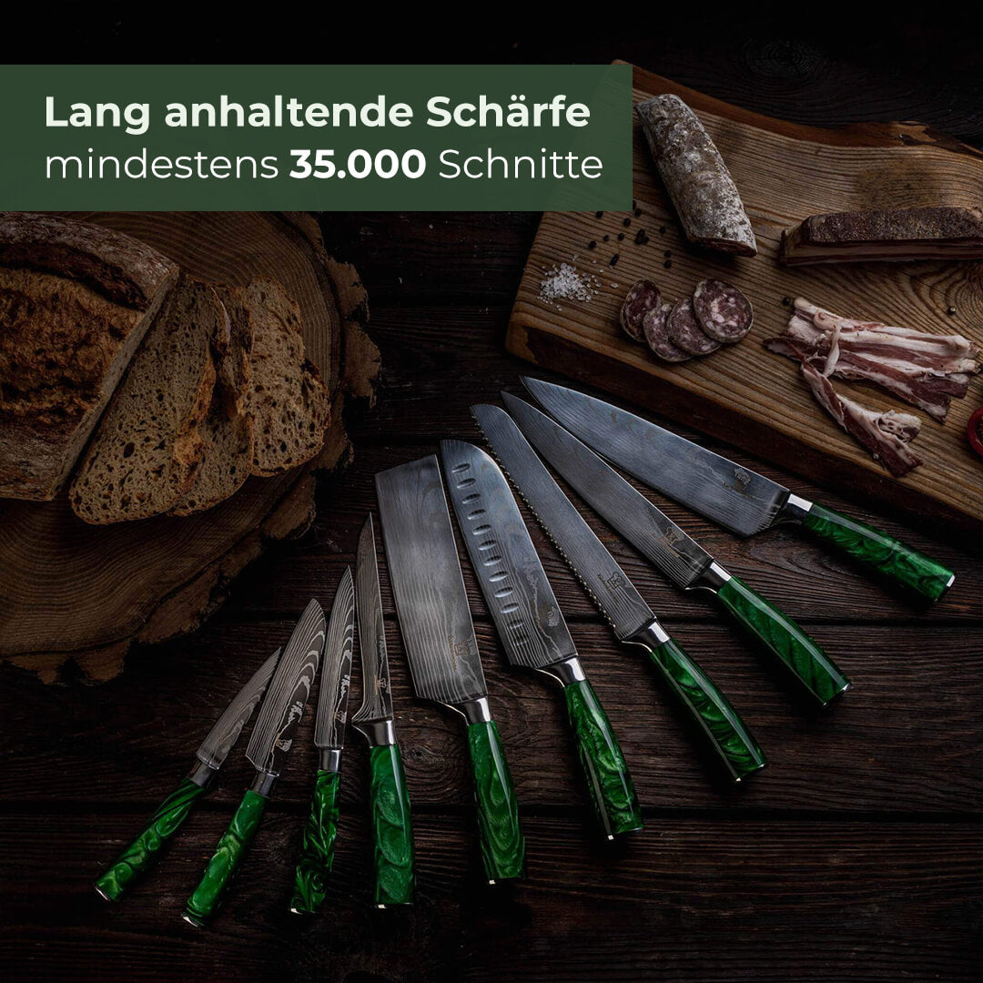Midori knivsett 8 deler