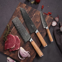 Mokuzai knivsett 5 deler