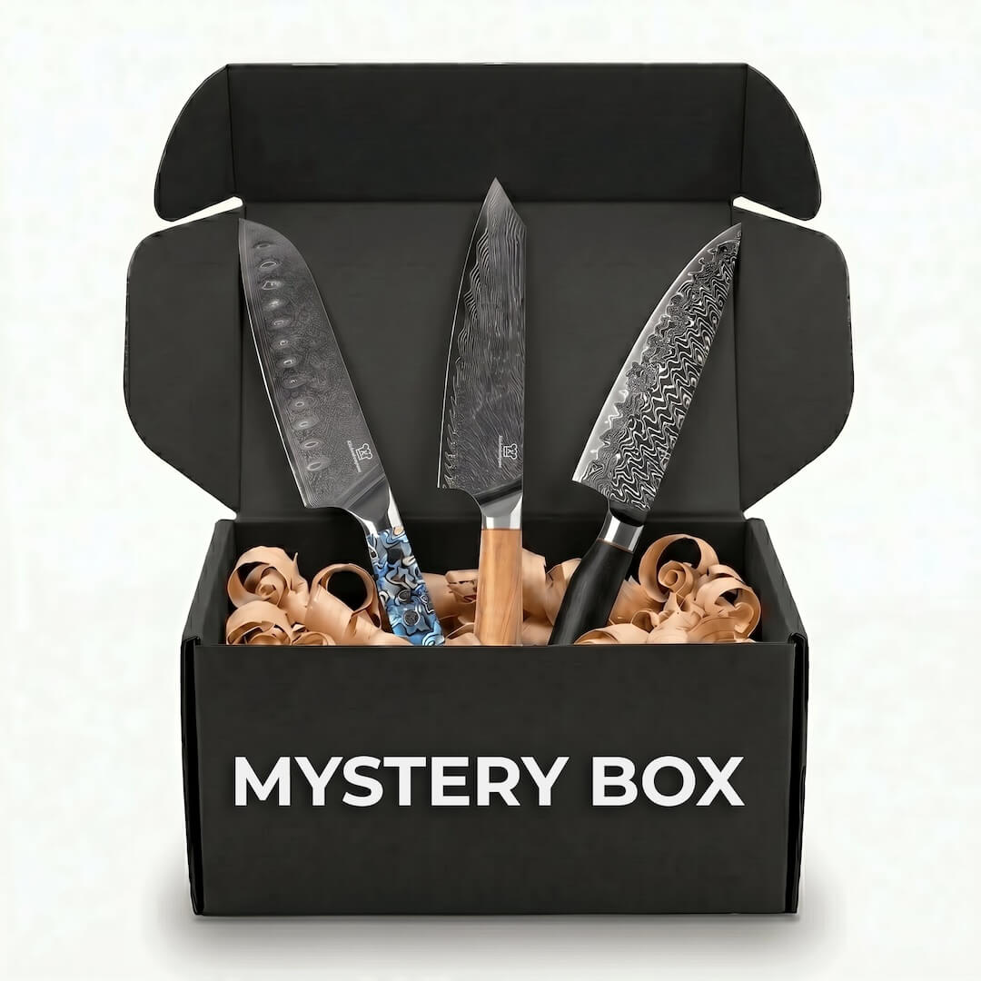 E-Mail: Mystery Box S / 3 tilfeldige premium kjøkkenkniver
