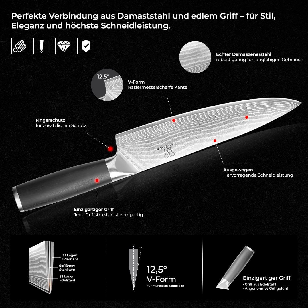 Damaskus tilbudspakke 11 deler