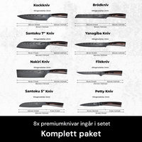 Asiatisk Premium Knivsett