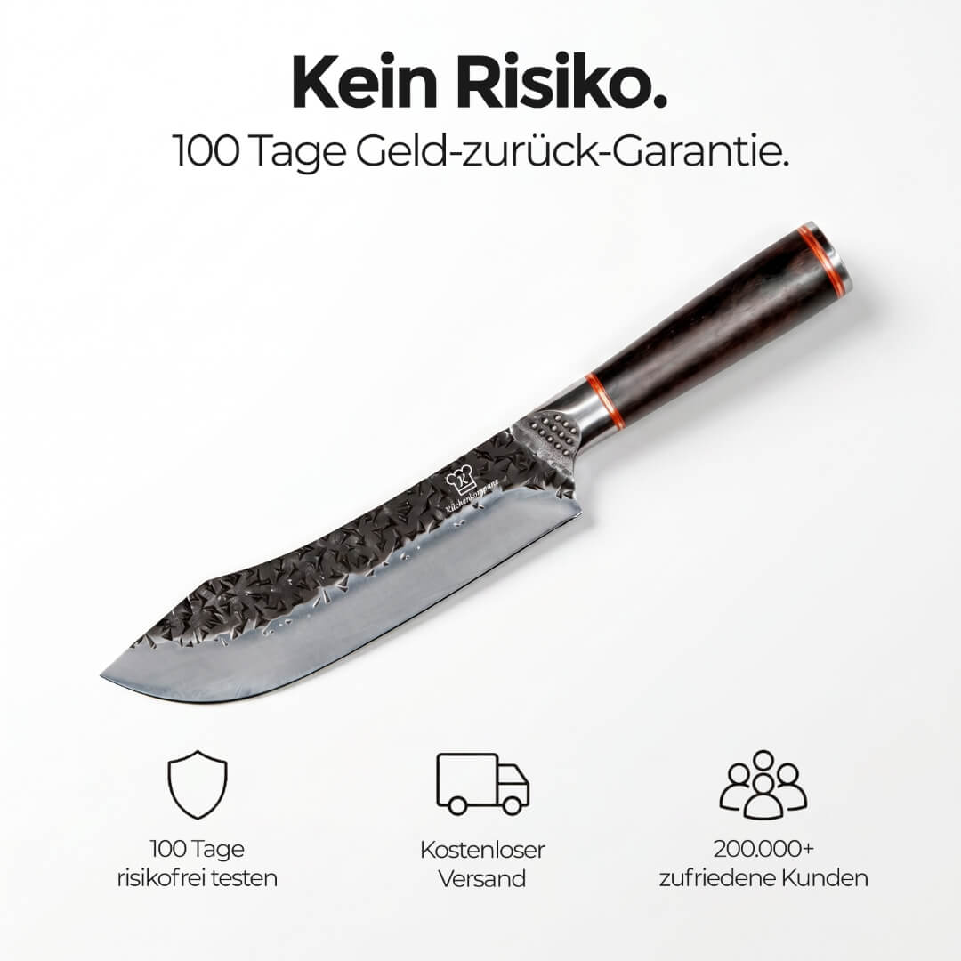 Rustikk kokkekniv buet