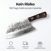 Rustikk hakkekniv