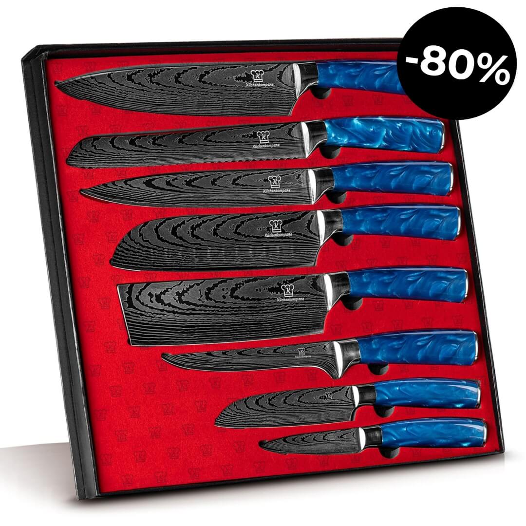 Shiburu knivsett Premium 8 deler
