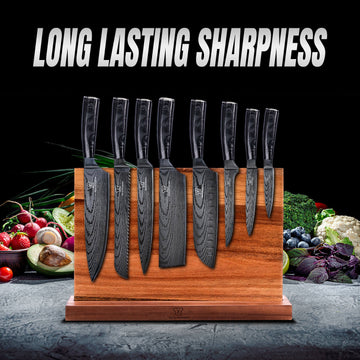 Kuro Premium Knivsett med Burokku Knivblokk