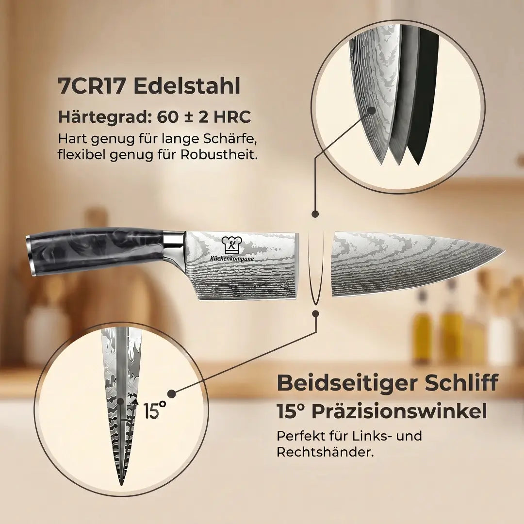 Kuro knivsett Premium 8 deler