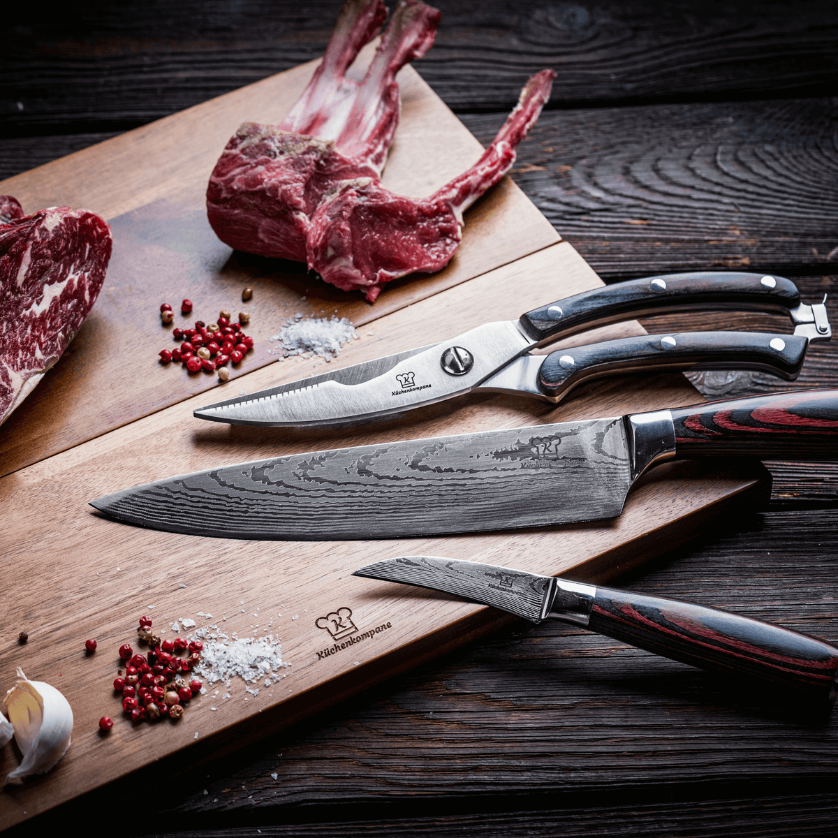 Outdoor Knivsett | 2-i-1